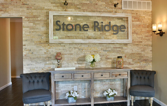 Entrance to Clubhouse at Stone Ridge, Michigan, 48393