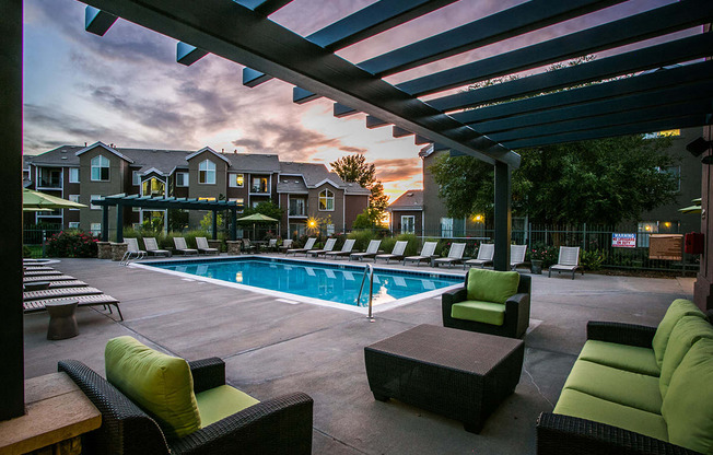 Poolside Cabanas at Green Valley, CO Apartments for Rent Near Airport