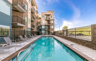 Pool and lounge area