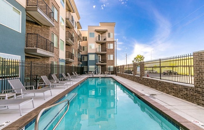 Pool and lounge area