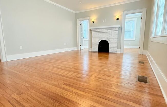 Spacious 2BR/1BA downstairs apartment in 2-unit building.