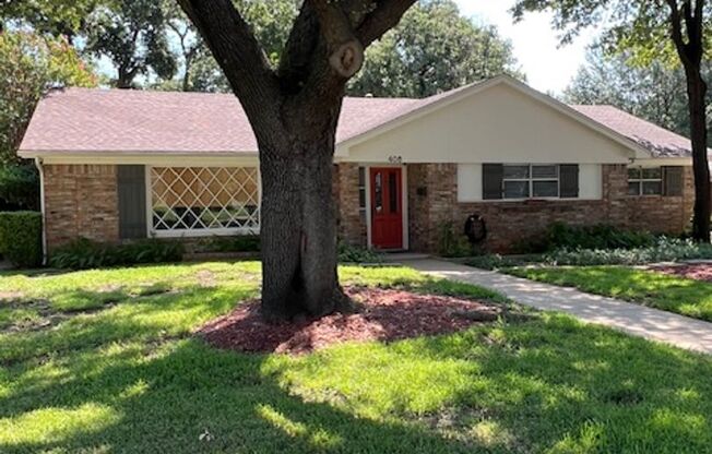Charming 3-Bedroom Home with Gorgeous Trees in Prime Hurst Location!