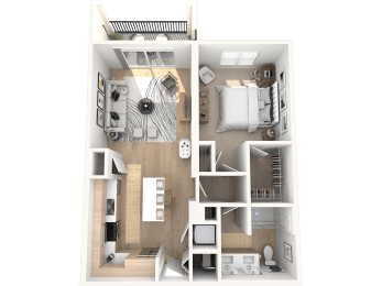 1 bed, 1 bath, 792 sqft, $2,270