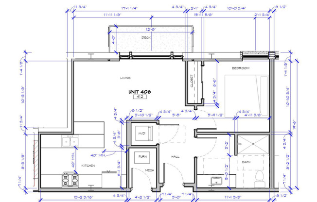 1 bed, 1 bath, 890 sqft, $1,400