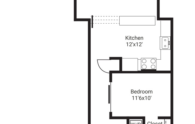 1 bed, 1 bath, 771 sqft, $1,970, Unit 607-310