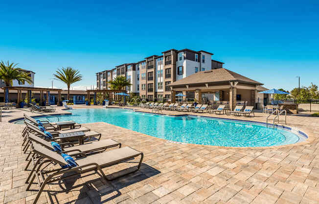 Beach Entry Pool at The Oasis at Moss Park Preserve, Florida, 32832