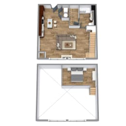 1 bed, 1 bath, 894 sqft, $2,607