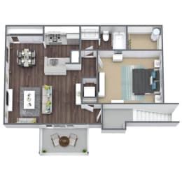 1 bed, 1 bath, 700 sqft, $1,140