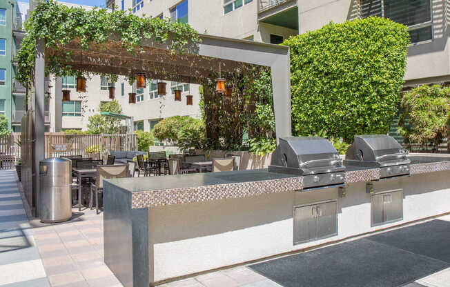 Outdoor Grilling Area and Lounge Space