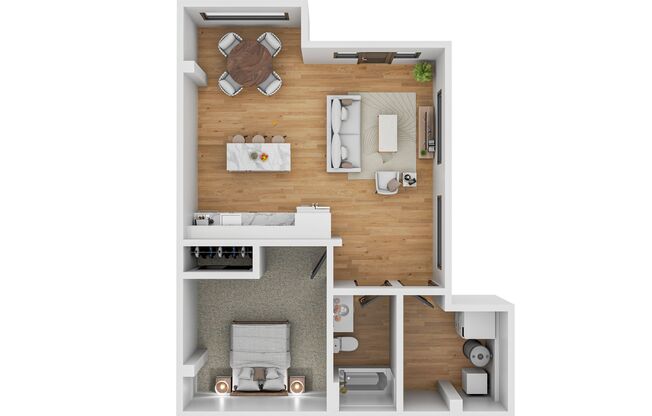 1 bed, 1 bath, 785 sqft, $1,425, Unit 8-102