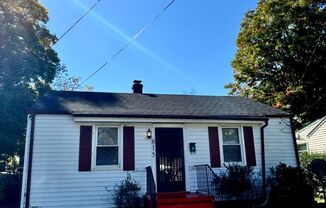 3 bed 1 bath house With Central Hvac Fenced yard and laundry