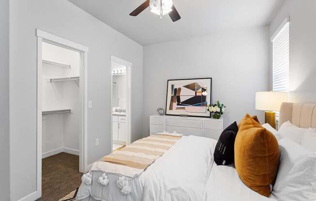 Master Bedroom in Phase I TH at Parc at Day Dairy