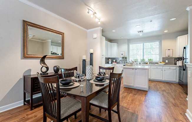 Elegant Dining Space at Palazzo Townhomes, Phoenix Arizona