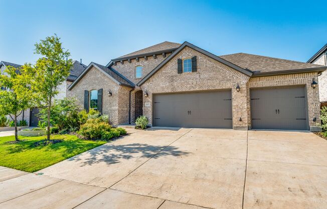 One story, 4 bedroom, 3 bathroom home in Prosper Texas for lease!