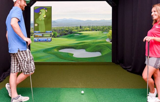 Golf Simulator at The Lory of Perimeter, Augusta