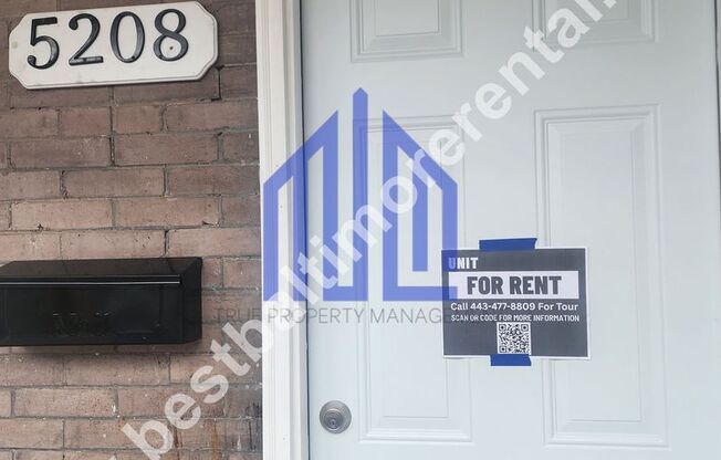 Spacious 3 Bedroom Home In West Baltimore