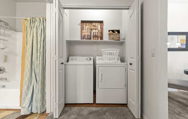 In-unit washer dryer at La Borgata Apartments in Surprise AZ