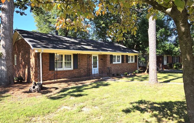 Large Brick Ranch with Private Fenced Yard in East Charlotte