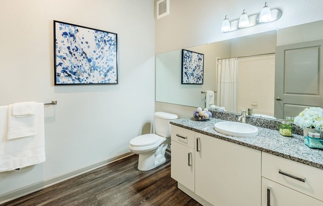 Centre Pointe Apartments wood-style flooring