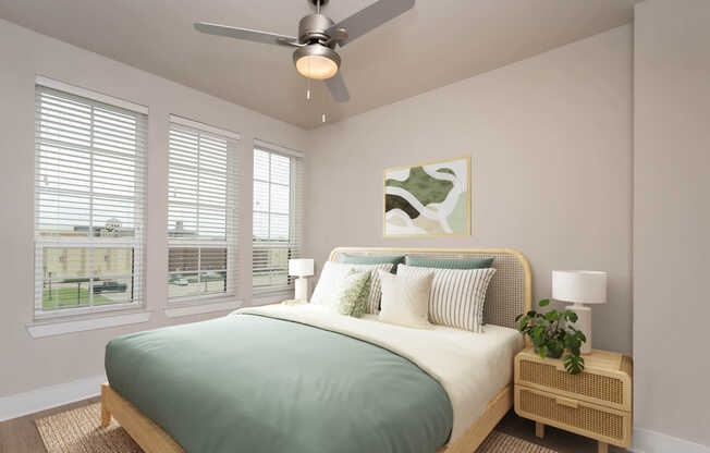 Bedroom with Hard Surface Flooring