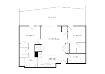 2 beds, 2 baths, 1,117 sqft, $2,185