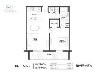 1 bed, 1 bath, 872 sqft, $2,655