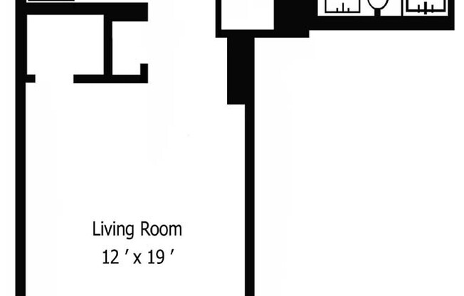 Studio, 1 bath, $3,350, Unit 6D