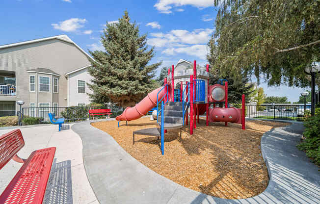 our apartments have a playground for your kids to play