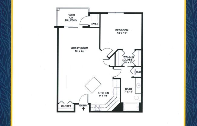 1 bed, 1 bath, 805 sqft, $1,435, Unit 925-306