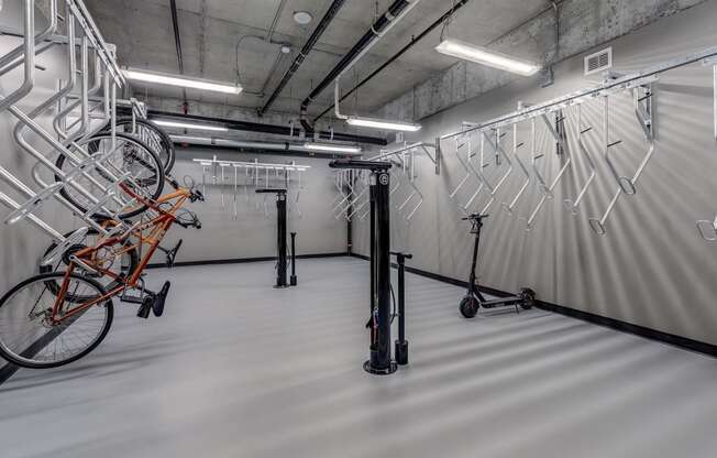 O2 Apartments Indoor Bike Storage