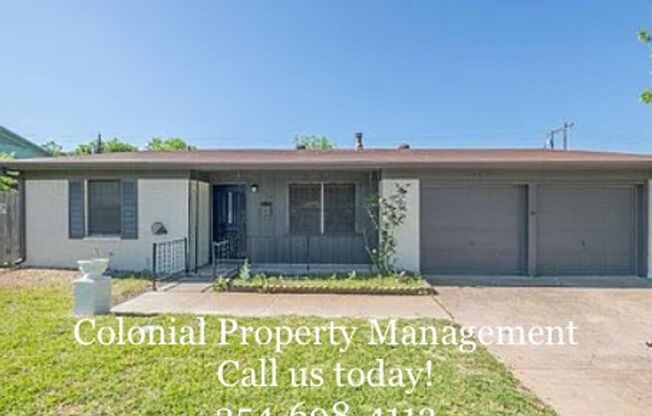 3Bd/2Ba in Killeen, TX!