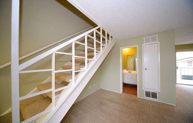 Ocean View Townhomes staircase to second floor