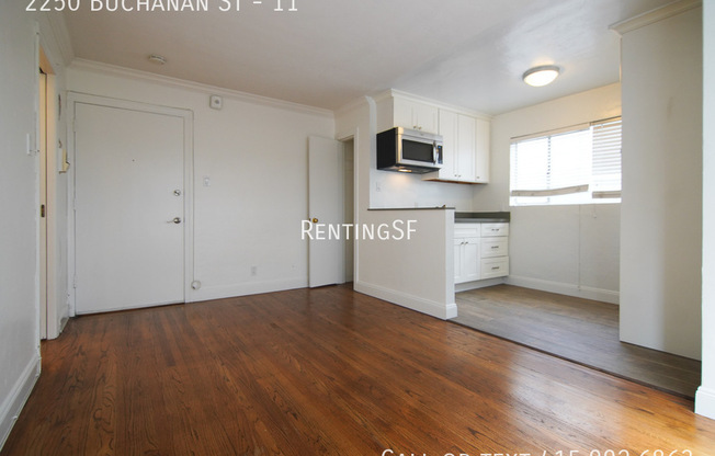 Studio, 1 bath, $1,995