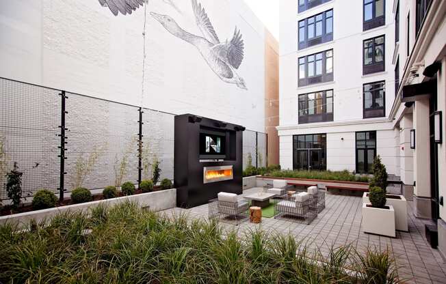 North Hollow Apartments Exterior Courtyard