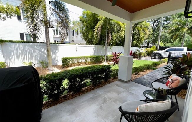 UPSCALE IMMACULATE GATED COLLEGE PARK 3x3.5(EACH BEDROOM HAS PRIVATE BATH)-THIS 3 STORY TOWNHOUSE IS A MUST SEE! LAWN CARE INCLUDED AS WELL AS WASHER & DRYER!