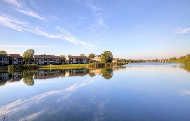 Great nature views dominate our community, such as this one of the lake.