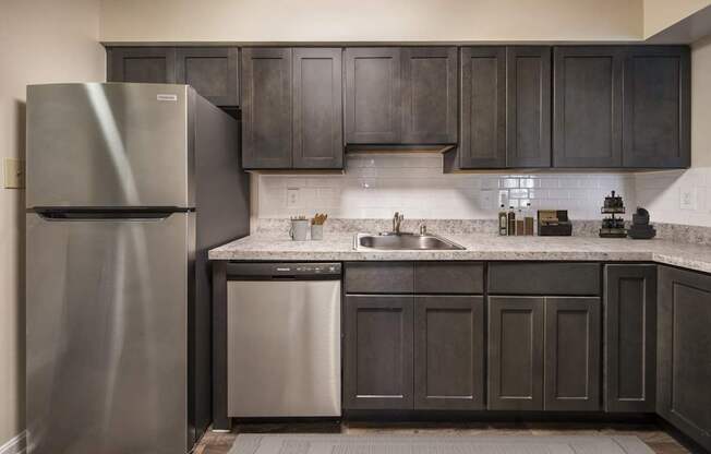 Appliances in the kitchen at The Apartments at Owings Run, Owings Mills, 21117