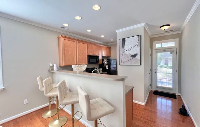 Beautiful 3BD, 2.5BA Raleigh Townhome in the Briar Creek Community with Tons of Natural Light and First Floor Master Bedroom