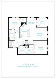 2 beds, 2 baths, 1,199 sqft, $2,474