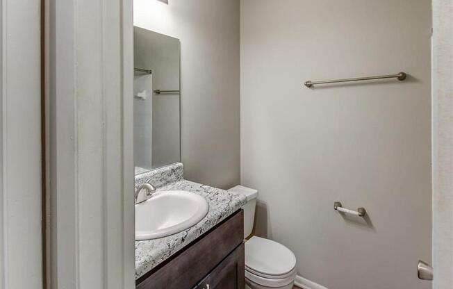 Modern Bathroom at The Hub at 934 Apartments, Atlanta, Georgia