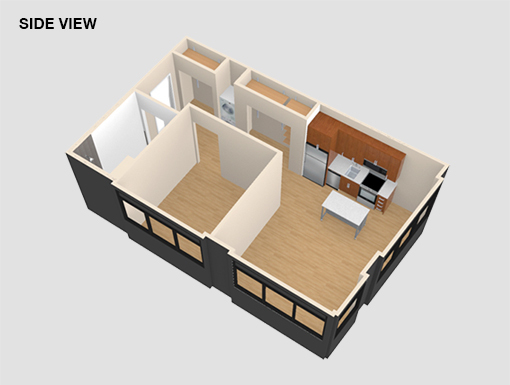 1 bed, 1 bath, 518 sqft, $3,325, Unit 718