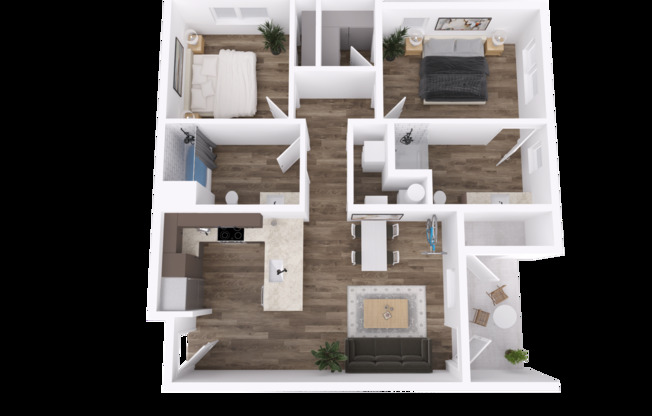 2 beds, 2 baths, 982 sqft, $1,995, Unit 21113 - 228