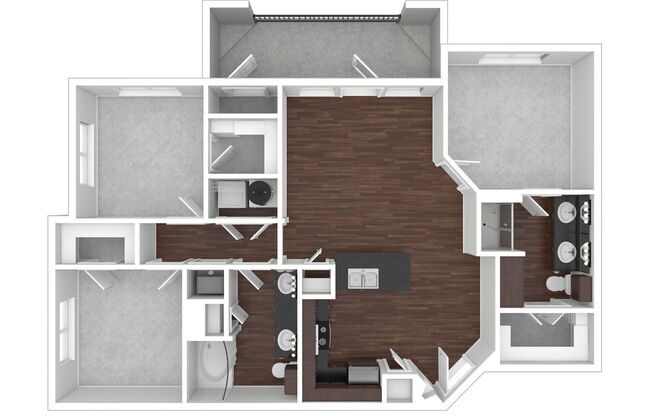 3 beds, 2 baths, 1,154 sqft, $1,563