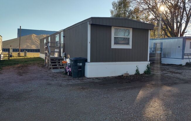 Beresford Trailer park on east edge of town