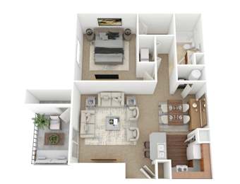 1 bed, 1 bath, 850 sqft, $1,351