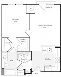 1 bed, 1 bath, 677 sqft, $1,859