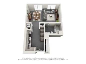 1 bed, 1 bath, 925 sqft, $2,399