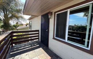 Now available upstairs unit, 2bed/1bath in San Diego!