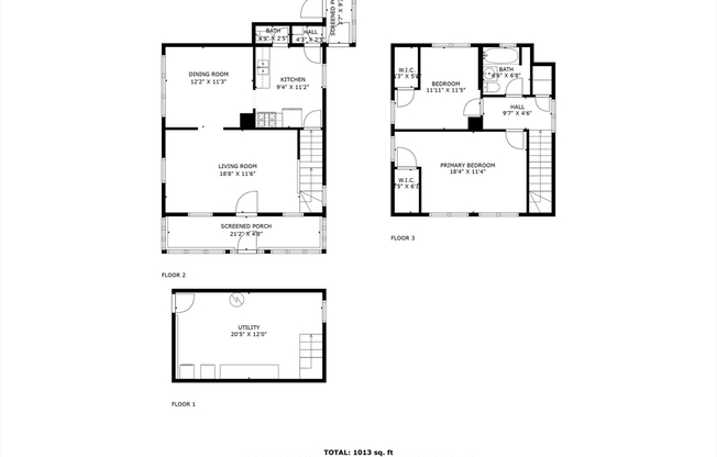 2 beds, 1.5 baths, 1,013 sqft, $2,800, Unit 0