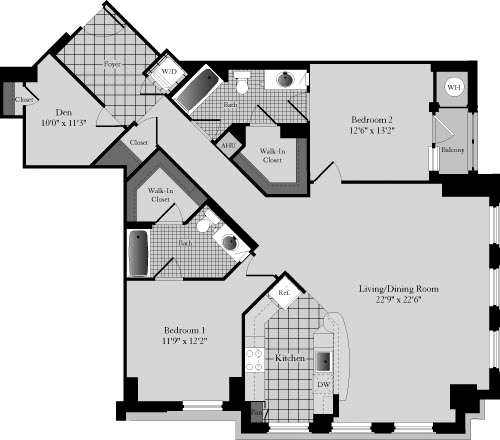 2 beds, 2 baths, 1,502 sqft, $5,664, Unit 720